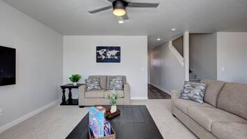 Smart TV, books, offices