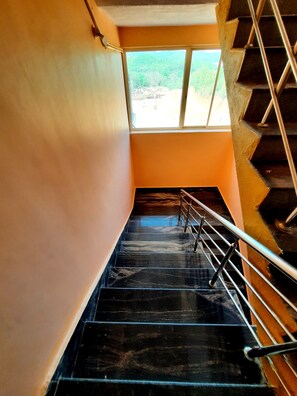 Staircase - Hotel Golden Heights Gokarna (Kumta)