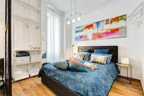 1 chambre, fer et planche à repasser, Wi-Fi gratuit, draps fournis