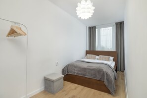 公寓, 1 间卧室, 厨房 | 1 多间卧室、床单