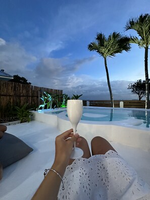 Luxury Villa, 1 King Bed, Ocean View | Terrace/patio - Pawikan Seaview Villa (Moalboal)