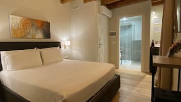 1 camera, biancheria da letto di alta qualità, copriletto in piuma