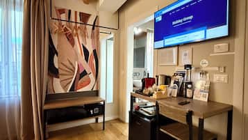 Superior-Stadtwohnung | 1 Schlafzimmer, hochwertige Bettwaren, Daunenbettdecken