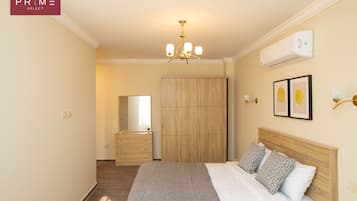 Lägenhet Standard - 3 sovrum | 3 sovrum, värdeförvaringsskåp på rummet och gratis wi-fi