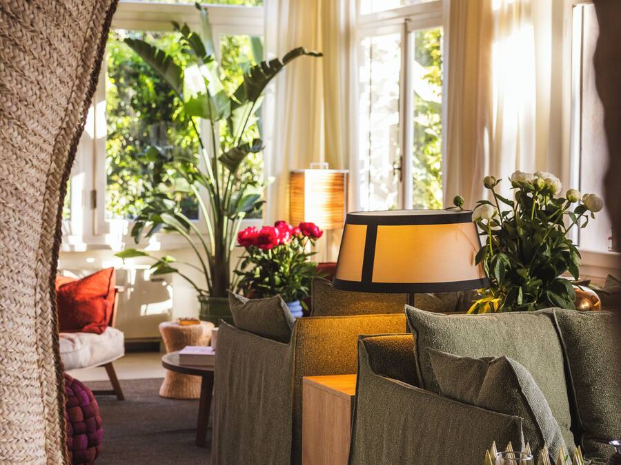 Lounge i lobbyen