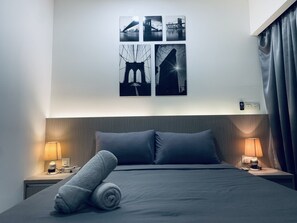 1 室のベッドルーム、アイロン / アイロン台、WiFi、ベッドシーツ