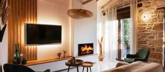Villa Repsimia with private jacuzzi in Villa Repsimia.
