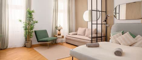 Apartment | Individually decorated, individually furnished, desk, blackout drapes