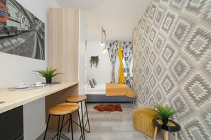 Living room - Słowackiego Studio in Centre of Katowice (Katowice)