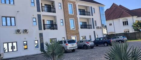 Fassade der Unterkunft