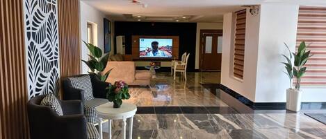 Lobby sitting area