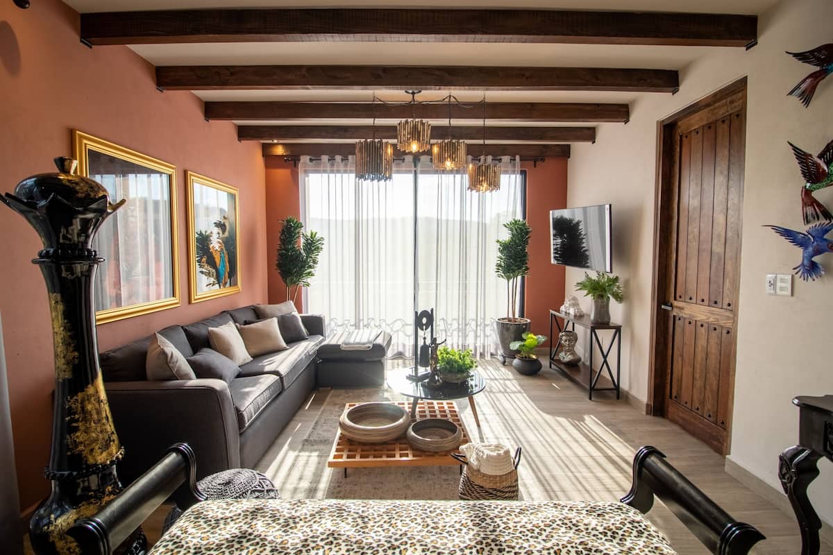 Premium Apartment | Living area | Flat-screen TV
