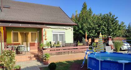 Holiday home with pool, air conditioning and WLAN near the beach