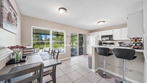 Dining - Serene 4BR Lakeside Retreat - Fire Pit & Comm Pool (Brandon)