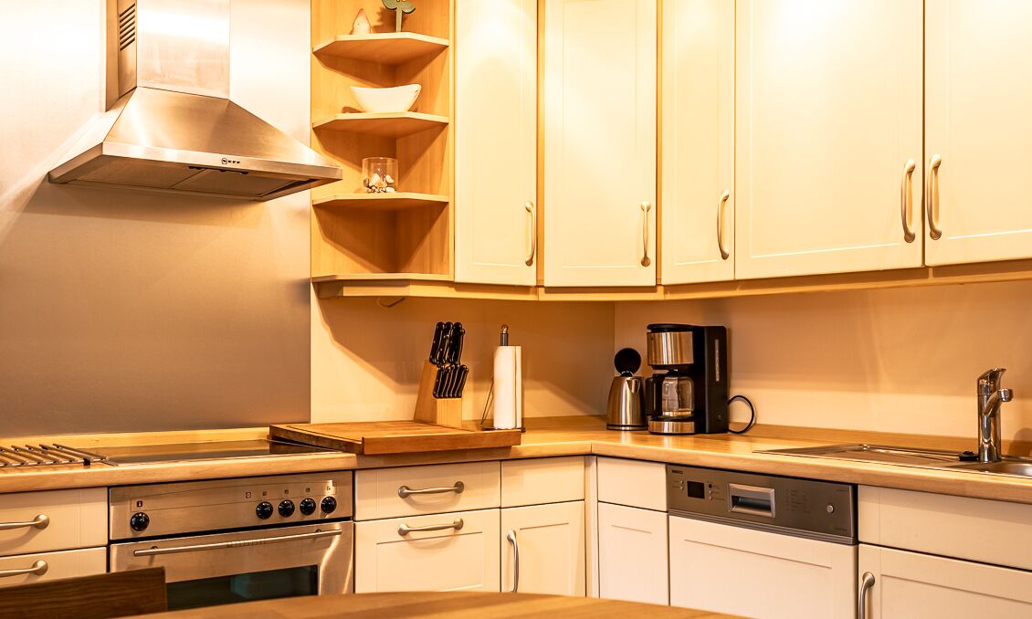 Kühlschrank, Ofen, Herdplatte, Geschirrspüler