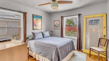 Desk, iron/ironing board, travel crib, free WiFi