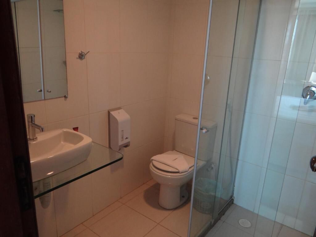Standard Double Room | Bathroom | Shower, rainfall showerhead, towels, soap