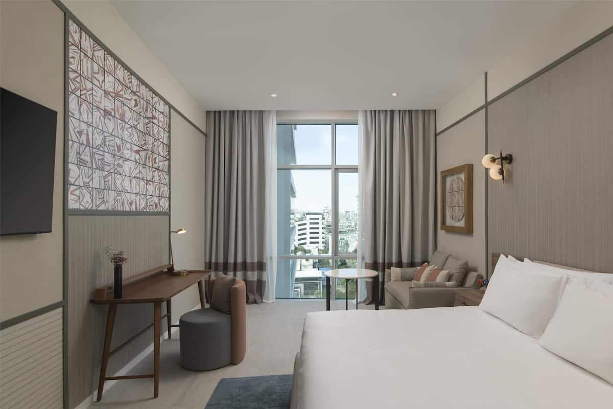 Premium bedding, down duvets, memory-foam beds, minibar