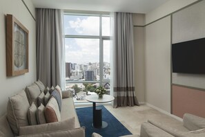 Premium bedding, down duvets, memory-foam beds, minibar