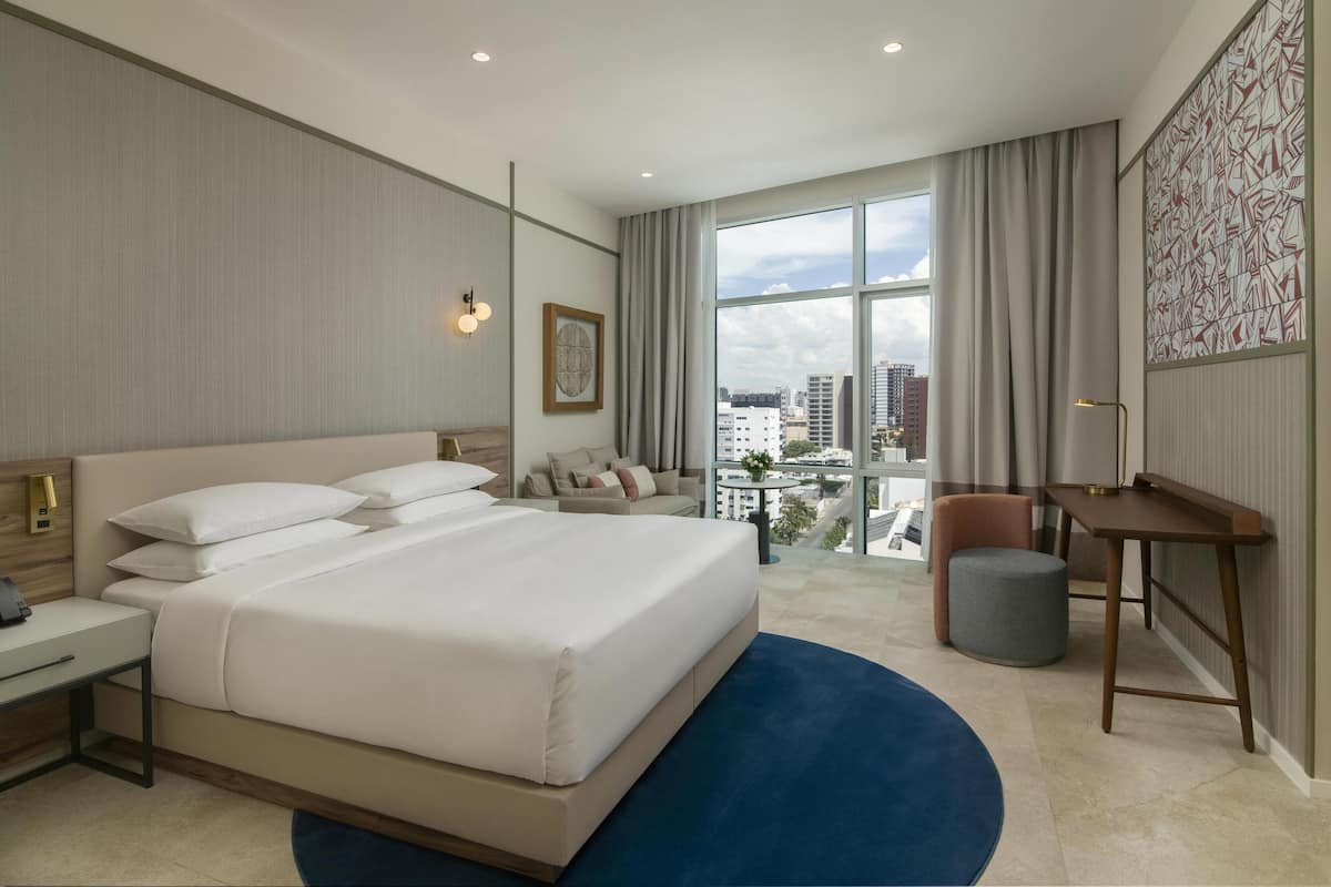 Premium bedding, down duvets, memory-foam beds, minibar