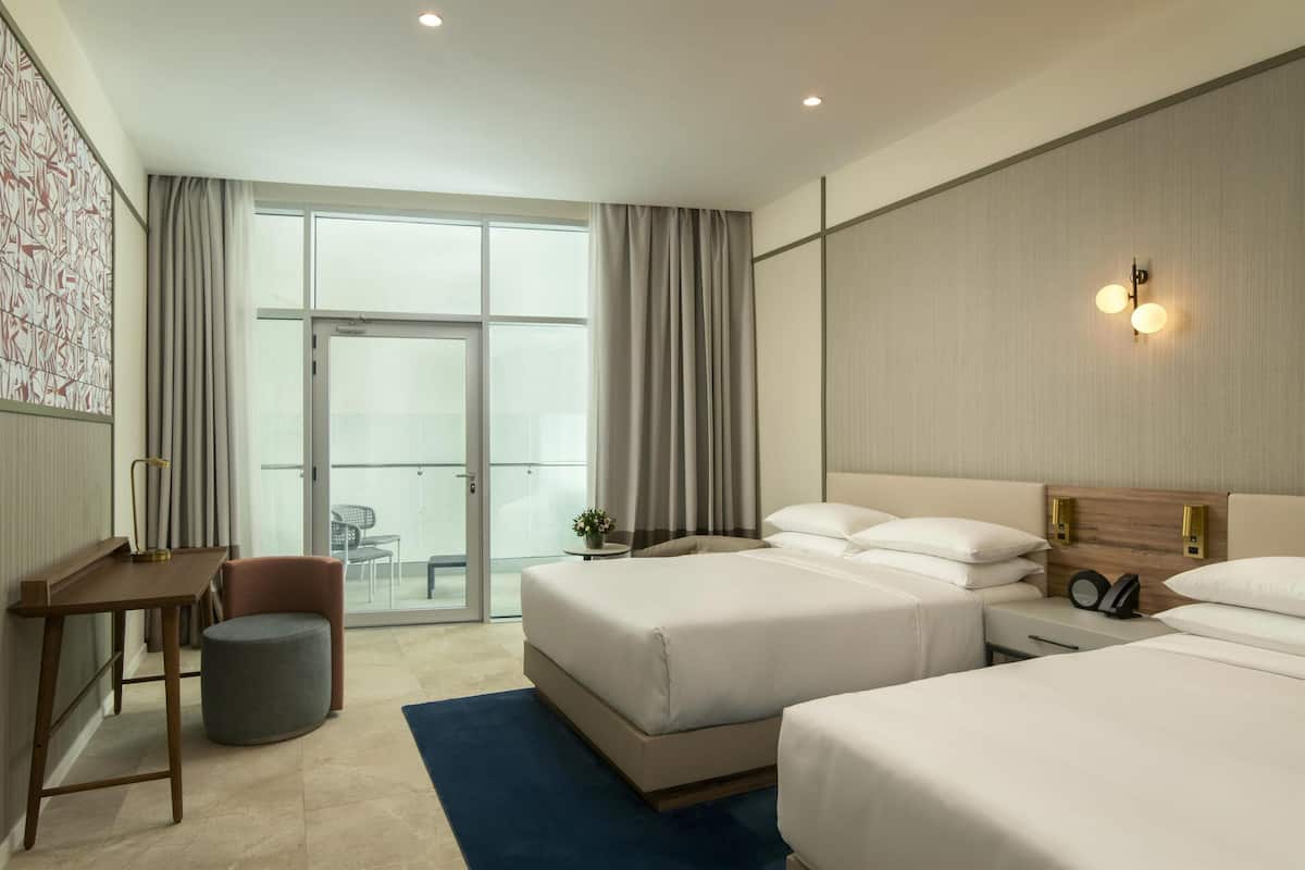 Premium bedding, down duvets, memory-foam beds, minibar
