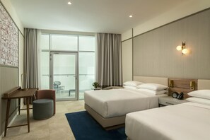 Premium bedding, down duvets, memory-foam beds, minibar