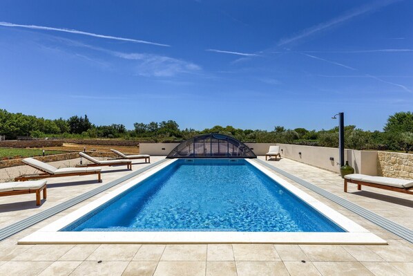 Piscine chauffée