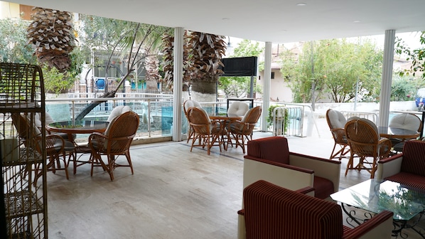 Sala de estar en el lobby