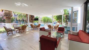 Sala de estar en el lobby