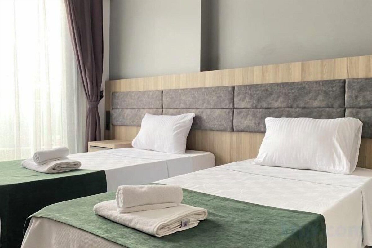 Minibar, desk, WiFi (free), bed sheets