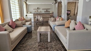 Sitteområde i lobbyen