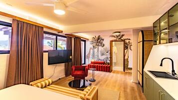 1 Schlafzimmer, Bügeleisen/Bügelbrett, Internetzugang, Bettwäsche