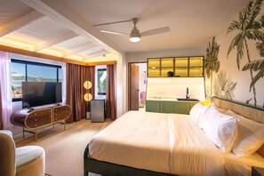 1 chambre, fer et planche à repasser, accès Internet, draps fournis