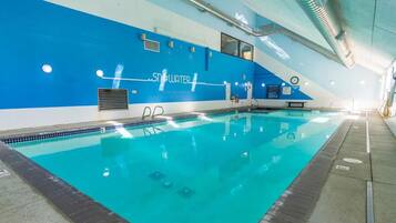 Indoor pool, a heated pool