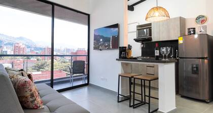 *¡Brand New Amazing View Flat Laureles / Estadio!*