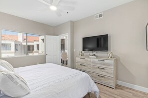 2 habitaciones, tabla de planchar con plancha y wifi
