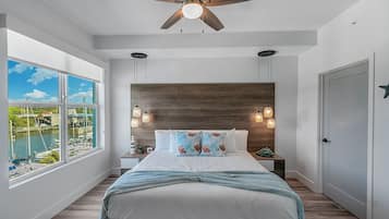 Premium bedding, individually furnished, desk, laptop workspace