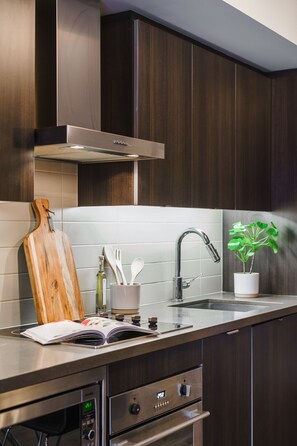 Suíte design | Cozinha privada