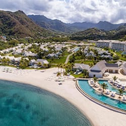 Private beach, white sand