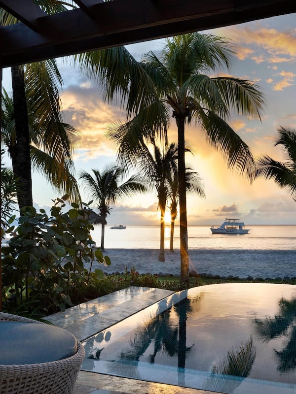 Beachfront One-Bedroom Butler Villa Suite with Private Pool (BVJP). | View from room