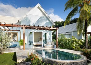 Beachfront One-Bedroom Butler Villa Suite with Private Pool (BVJP). | In-room safe, iron/ironing board, free WiFi - Sandals St. Vincent and the Grenadines  Couples Only (Kingstown)