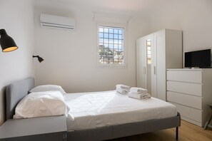1 bedroom, iron/ironing board, bed sheets