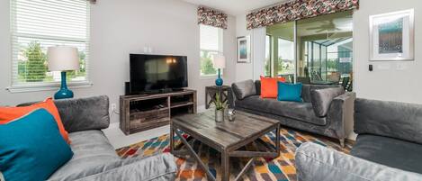 Hus, flere senger, adgang til basseng (EMT9000) | Oppholdsområde