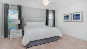 6 habitaciones, decoración personalizada y muebles diferentes 