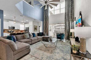 House, Multiple Beds, Pool Access (SHD4724) | Living area - 4724 Sleepy Hollow Drive (Kissimmee)