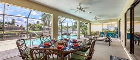 House, Multiple Beds, Pool Access (ECC2310) | Outdoor dining