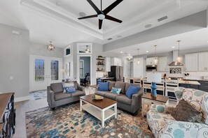 Hus, flere senger, adgang til basseng, bassengutsikt (BGC13831) | Oppholdsområde