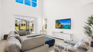 House, Multiple Beds, Pool Access (WSB670) | Living area - 670 Whistling Straits Blvd (Kissimmee)