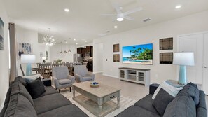 House, Multiple Beds, Pool Access (LLW3437) | Living area - 3437 Lilac way (Davenport)
