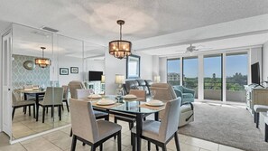 Condo, Multiple Beds, Balcony, Ocean View (ANC606) | Dining - 6415 Midnight Pass Road Unit 606 (Siesta Key)